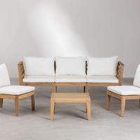 Divano da giardino esterni (set)