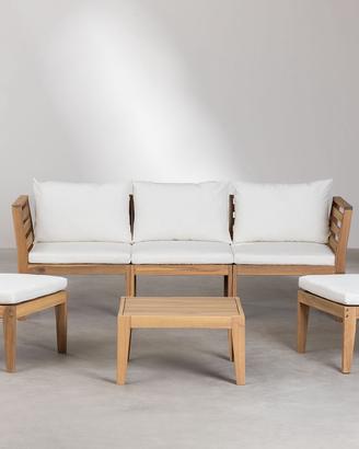 Divano da giardino esterni (set)