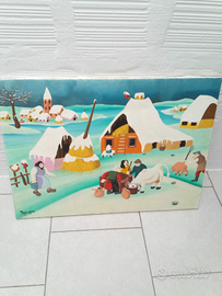 QUADRO: CORTILE D'INVERNO di Maurizio Procopio