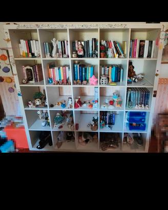 Libreria Ikea bianca in legno 