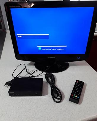Tv Samsung 21 Pollici + decoder esterno Strong