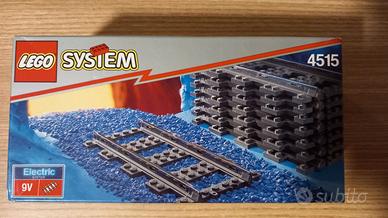 LEGO 4515 Straight Rails 9V - NUOVO MISB