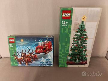 LEGO 40573 ALBERO DI NATALE + LEGO 40499 LA SLITTA