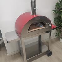 Forno clementino legna gas hybrid 60x40 1 pizza