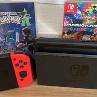 Nintendo switch con 2 giochi 