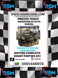 MOTORE COMPLETO SMART 451 BENZINA