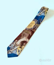 Gianfranco Ferrè cravatta con stampa artistica