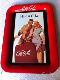 Vassoio Coca Cola in metallo  1991