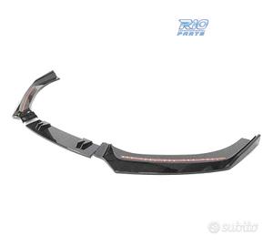 SPOILER LIP PER AUDI A4 B9 16- LOOK RS4 NERO
