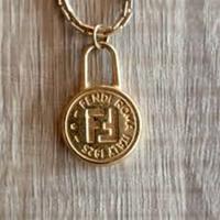 Tag FENDI: charm autentico VINTAGE + clip calamita