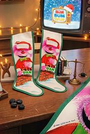 Coppia Calze UAN Bim Bum Bam Befana 1983 Gadget 