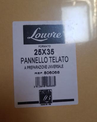Pannello telato per pittura Louvre 25 x 35