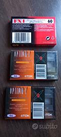 n. 3 musicassette vergini 