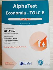 Libro AlphaTest Tolc E 3500 Quiz 9788848323338