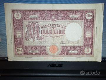 1000 Lire Bardetti Grande M  - Emissione 10/08/43