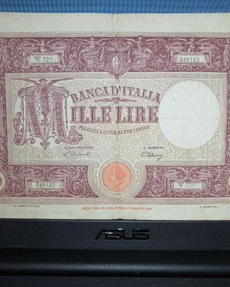 1000 Lire Bardetti Grande M  - Emissione 10/08/43