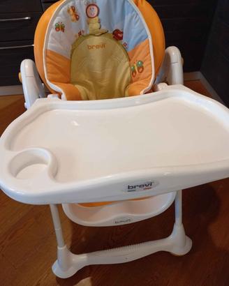 Seggiolone pappa sdraietta neonati bambini Brevi 