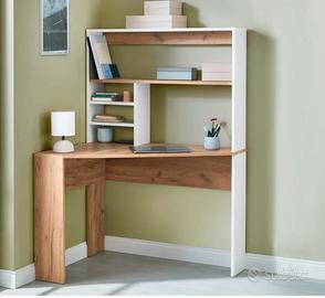 Scrivania ad Angolo con Libreria