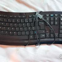 Tastiera computer Microsoft con cavo confortevole 