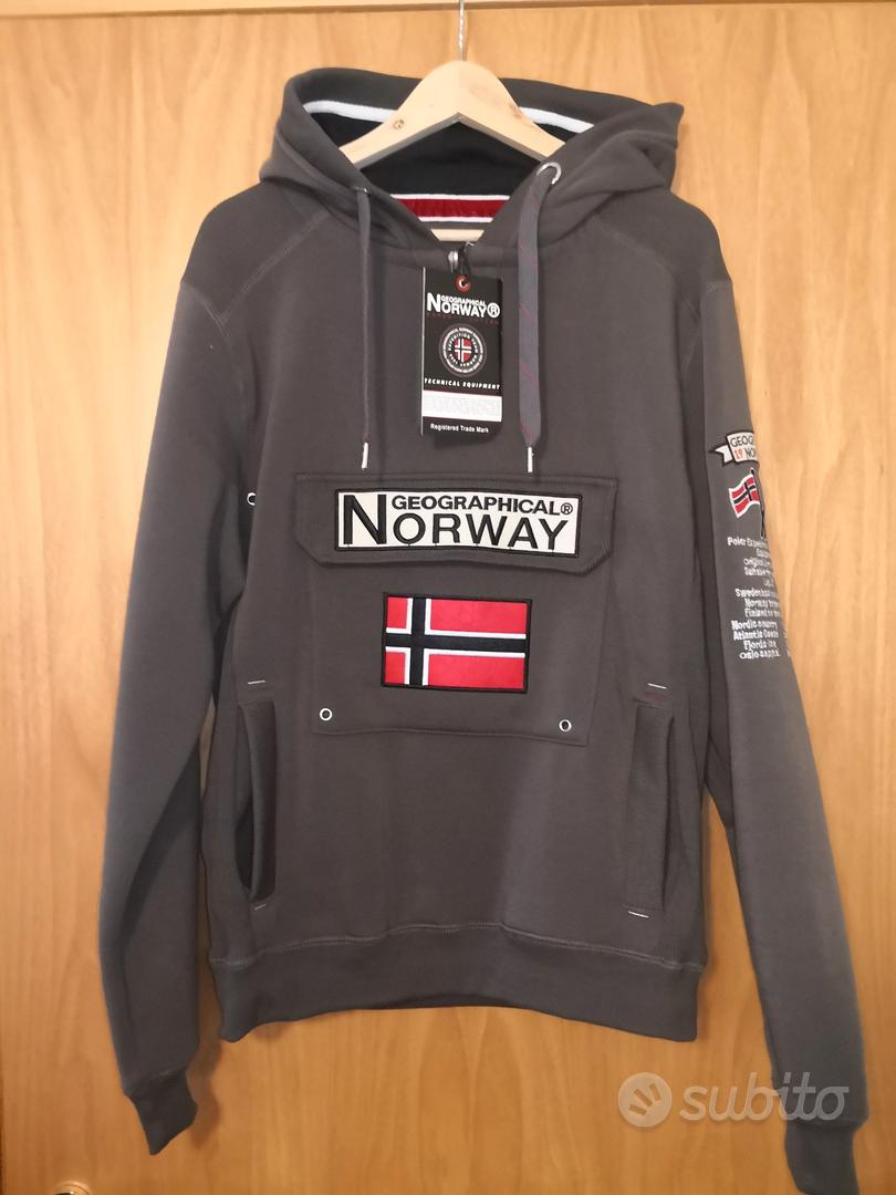 Felpa Con Cappuccio Geographical Norway Gymclass Per Bambini E Ragazzi - Urban Outdoor