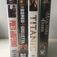 Lotto 4 VHS film Leonardo di Caprio