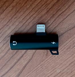 Caricatore rapido per iPhone (2 in 1), AUX 3,5 mm