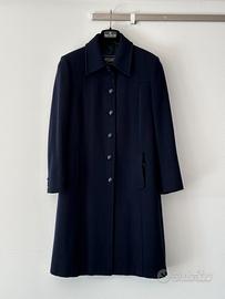 Cappotto lungo Versace blu