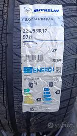 4 Pneumatici 225/55 R17 Michelin Tl Alpin 4 * Mo 3