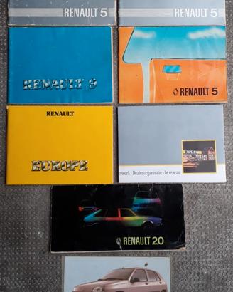 Libretti uso e manutenzione renault
