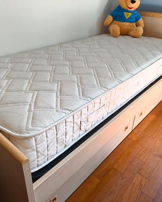 Letto singolo per cameretta completo 