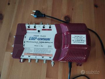 Multiswitch  MS5/8PIU-4 . 1 satellite + 8 abbonati