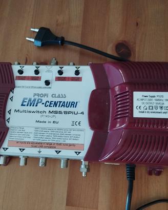 Multiswitch  MS5/8PIU-4 . 1 satellite + 8 abbonati