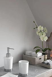 Set 2 accessori bagno Gedy-Petunia