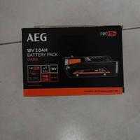 batteria 2ah Aeg nuova mai aperta originale 