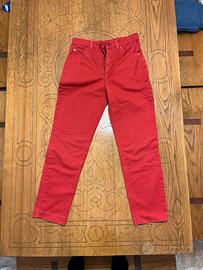 Pantaloni lunghi rossi