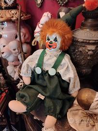 Clown Vintage Porcellana Santa Crafts Thailand 