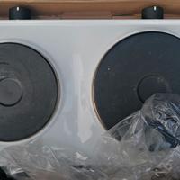 Fornello elettrico a 2 piastre