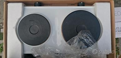 Fornello elettrico a 2 piastre