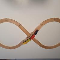 Trenino e pescionili in legno
