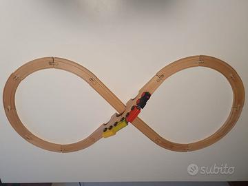 Trenino e pescionili in legno