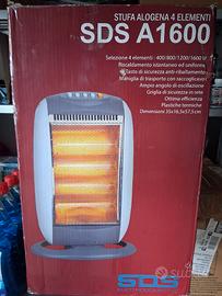 Stufa Elettrica Alogena Oscillante 1600W SDS