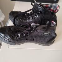 converse all star invernali donna nere