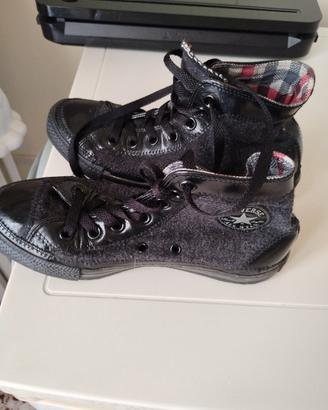 converse all star invernali donna nere