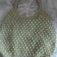 borsa in rafia e cotone