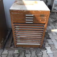 Cassettiera da tipografia