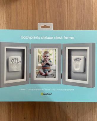 Babyprints deluxe desk frame/ cornice impronte