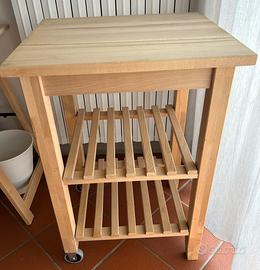 Carrello in legno ikea