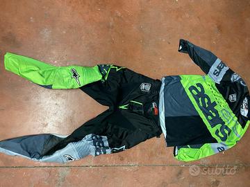 Completo cross enduro alpinestars