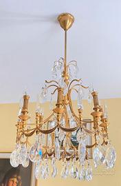 lampadario a goccia vintage