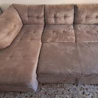 divano estendibile grigio